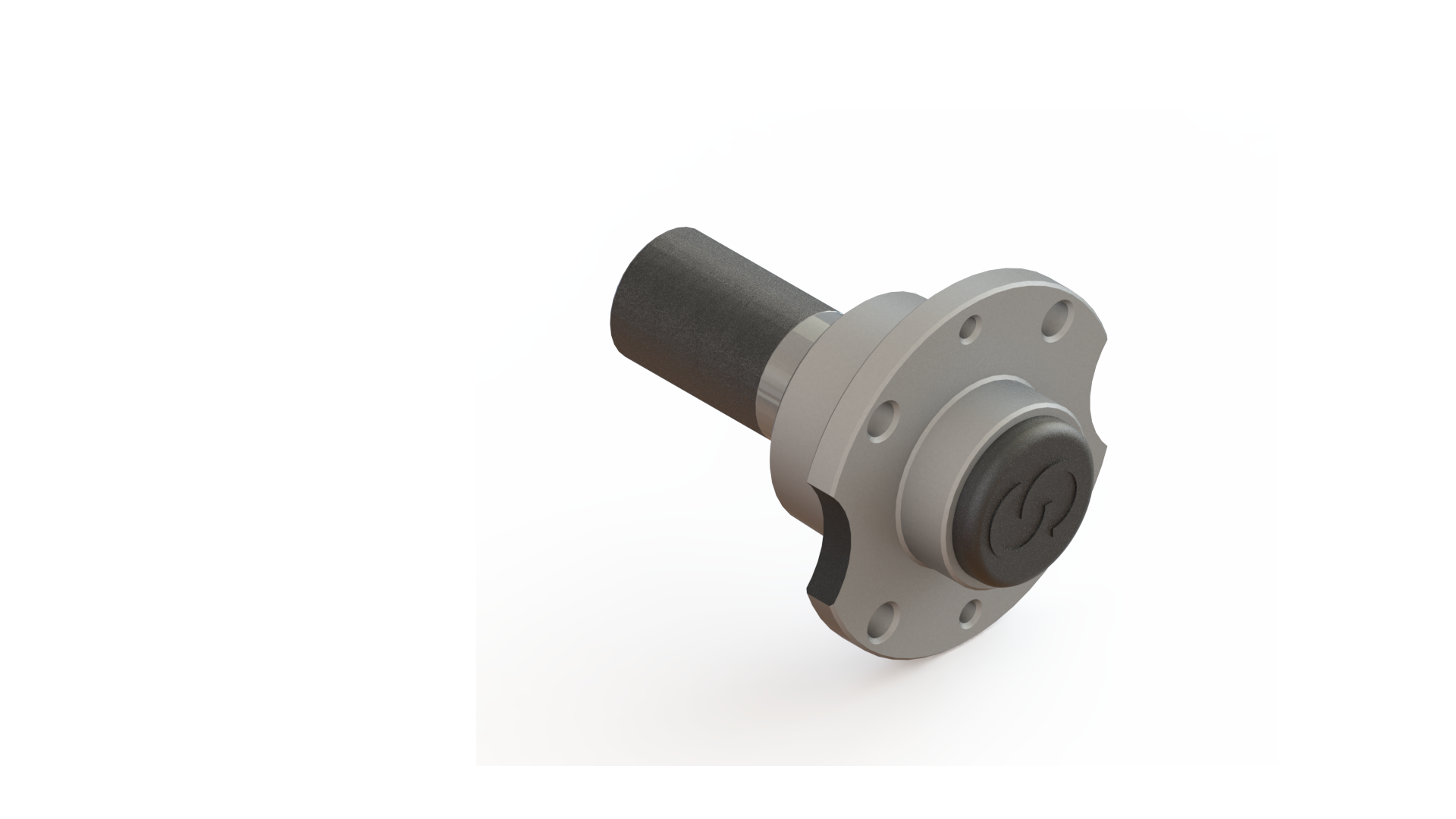 Imagem em destaque do produto Cubo de roda Rol. Reto &Oslash;30 - C375Kg (Completo)